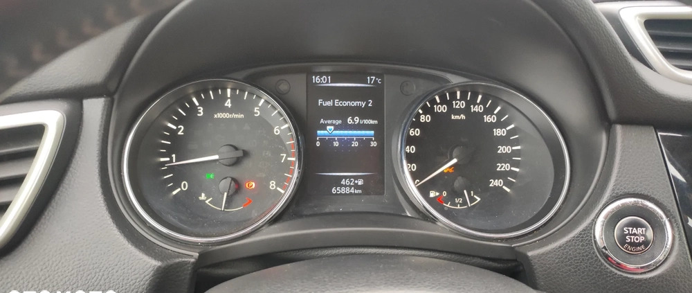 Nissan Qashqai cena 49000 przebieg: 66000, rok produkcji 2014 z Nisko małe 56